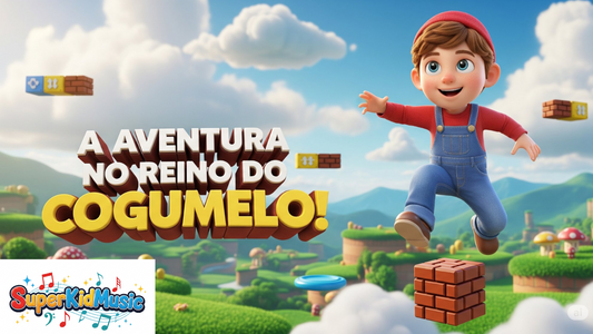 A Aventura de Mateo no Reino do Cogumelo: Uma Música Infantil Inspirada nos Videojogos!