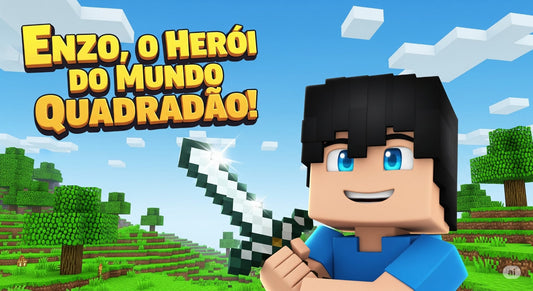 Do Minecraft para um Videoclipe: Conheça "Enzo, o Herói do Mundo Quadradão"!
